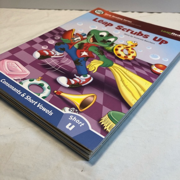 Leap Frog LeapReader Interactive Book Early Reading Series Short e u Long a y - Picture 9 of 10